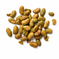 Edamame grillé sec en vrac, collation croustillante à base de plantes, riche en protéines, faible en glucides, saine, croustillante, en grains de soja verts, OEM, marque privée, alimentaire