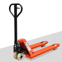 Vente chaude 2 tonnes Capacité Transpalette Manuel Hydraulique Main Palette Jack Chariot pour Restaurant Utilisation Direct Usine Prix