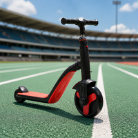 Trottinette d'équilibre 2-en-1 moderne pour enfants avec frein arrière