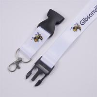 CH Wholesale Sublimation Printing Polyester Lanyards With Logo Custom Certification Keychain OEM ODM ECO Promotion Event Gifts