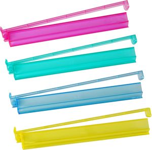 Juego de Soportes para Mahjong BOSN - 4 Soportes de Acrílico Transparente con Empujadores Integrados Resistentes al Agua - Modelo Multicolor - Product Image 1