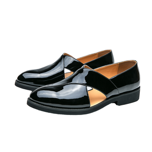 Zapatos Oxford Casuales para Hombre, Tallas Grandes 38-46, Microfibra Transpirable, con Aumento de Altura, Sin Cordones, Color Sólido - Product Image 1