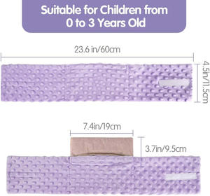 Ceinture d'emmaillotage pour bébé avec chaleur apaisante, soulagement naturel des maux d'estomac, bébés et tout-petits, coton et graines de lin chauffées - Product Image 3