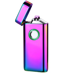 Accendino Elettrico Ricaricabile Portatile FREN FR-617 a Doppio Arco in Lega di Zinco, Design Minimalista, per Sigarette e Sigari - Product Image 1