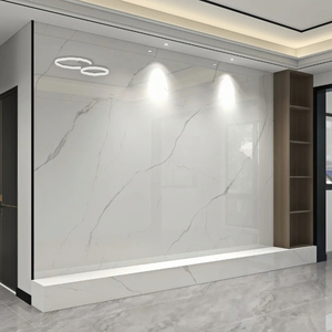 Best Selling Rock Slab Tv Background Wall Panels New Chinese <strong>Sintered</strong> <strong>Stone</strong> Slab With Marble Look Artificial <strong>Stone</strong> - Product Image 3
