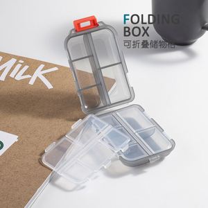Pastillero Portátil con 10 Compartimentos, Caja de Almacenamiento de Medicamentos Impermeable de Gran Capacidad, Organizador de Medicamentos Semanal para Viajes - Product Image 4