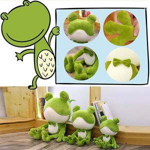 Grenouille confortable étreignant oreiller jouet enfants adultes cadeaux décor à la maison peluches drôles 23 pouces vert jouets en peluche peluche Animal grenouille peluche - Product Image 3