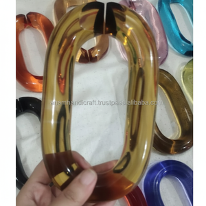 Customized Modern Acrylic Chain Wall Accents Handmade Modern <b>Ornamental</b> Resin Hanging for Home Decor Diwali Festival Ready - Product Image 1