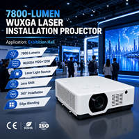 Projecteur laser d'installation WUXGA de 7800 lumens avec écran jusqu'à 300 pouces pour les présentations en grandes salles