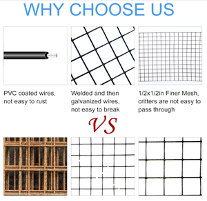 Đen PVC Hàn lưới năng lượng mặt trời bảng điều khiển chim dây bảo vệ Kit bằng chứng Pigeon <span class=keywords><strong>Net</strong></span> - Product Image 5