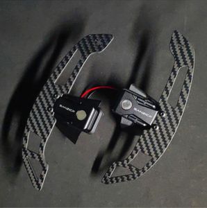 Pour VW GOLF R palettes de changement de volant en Fiber de carbone véritable magnétique remplacement palette de manette de vitesse étendue ramasse le changement de vitesse haut/bas - Product Image 3