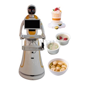 <span class=keywords><strong>Robot</strong></span> multiposición para servir comida/<span class=keywords><strong>Robot</strong></span> de servicio de restaurante/<span class=keywords><strong>Robot</strong></span> Dish Delivery - Product Image 5