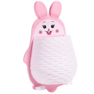 Rabbit-Shaped <b>Wall</b> Storage Rack For Office Organizer With Pencil Holder And <b>Key</b> Hook Multicolor - Product Image 3