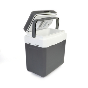 Refrigerador de pecho portátil de 12V CC, 26L, caravana, <span class=keywords><strong>Camping</strong></span>, nevera al aire libre, caja de refrigeración eléctrica - Product Image 3
