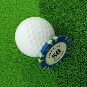 Biểu Tượng Tùy Chỉnh Poker Chip Phụ Kiện 14G Sòng Bạc Gốm Đất Sét Poker Chip Golf Bóng Đánh Dấu - Product Image 3