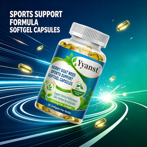 Extrait naturel de Horny Goat Weed, capsules molles de soutien sportif 800mg, 90 pièces, complément nutritionnel pour l'entraînement des hommes actifs, OEM - Product Image 2