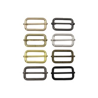 RW 13-50mm Ajusteur Boucle Glissière Sacs Accessoires Quincaillerie Carré Rectangle Tri-glisse Ajuster Rouleau Boucle Pin pour Vêtement