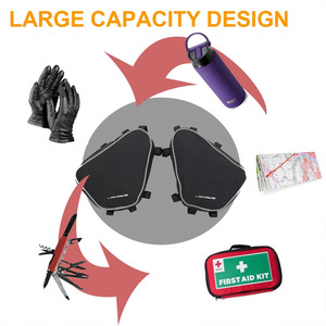 Bolsa de Herramientas para Barra Protectora de Motocicleta, Almacenamiento para Asiento, Bolsa de Viaje para <span class=keywords><strong>Honda</strong></span> NC700X NC700S NC750X NC750S NC700 <span class=keywords><strong>NC750</strong></span> <span class=keywords><strong>X</strong></span> S - Product Image 4