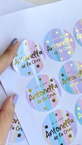 Autocollants personnalisés, étiquettes personnalisées en forme de dessin animé, étiquettes personnalisées découpées à la forme, et scellés d'emballage adhésifs en PVC imperméables personnalisés. - Product Image 6