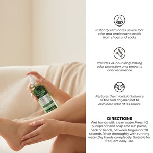 Spray anti-odeur pour les pieds OEM, spray probiotique 4 oz, élimine l'odeur des pieds, prévient la récurrence et restaure le microbiome de la peau - Product Image 5
