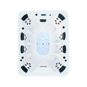 Nouvelle conception de bain à remous pour 8 à 10 personnes, spa pas cher, bain à remous extérieur autoportant, bain à remous en acrylique - Product Image 5