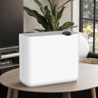 Diffuseur d'arômes professionnel intelligent 800 ml avec contrôle par application, blanc/noir, pour huiles parfumées, électrique