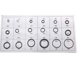 225pcs Black Environmentally Friendly <b>Rubber</b> O-<b>Rings</b> Hardware Tools for Sealing Machine Repair Parts Category Retaining <b>Rings</b> - Product Image 4