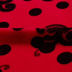 Co Kháng Mobra Velour Hoa Abra Chất Liệu Vải In Tùy Chỉnh Dệt Polyester Hoa 5000/9000 Nhuộm Vải Nhung - Product Image 2