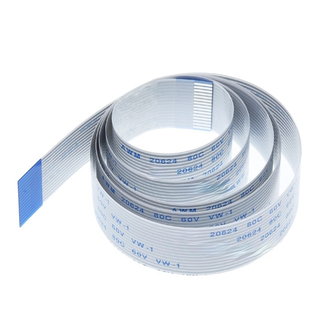 Electronics 15 Pin Ribbon Flex Cable with 10cm 20cm 30cm 40cm 50cm 60cm Length flexible flat cable