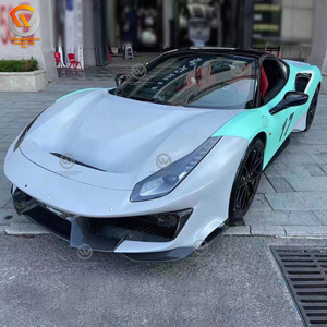 Pièces de voiture, accessoires de tuning, pare-chocs avant en fibre de carbone sèche de style Pista, pièces de carrosserie pour <span class=keywords><strong>Ferrari</strong></span> 488 GTB Spider - Product Image 1
