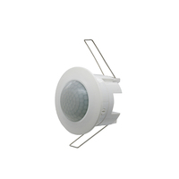 Détecteur de mouvement infrarouge intelligent pour la sécurité domestique, construction en aluminium et plastique, automatisation, blanc, KNX