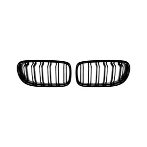 Bmw 3 Series E90 E91 Lci Front Grille Double Bar Black Abs Plastic Without Lights Bumper Modification - Product Image 5