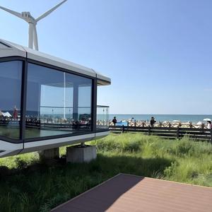 Maison-capsule préfabriquée de luxe en acier galvanisé, hiverisée et étanche, pour lodges alpins/locations saisonnières en hiver - Product Image 2