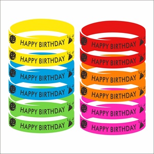 Pulseras de Silicona Personalizadas con Logotipo en Relieve, Impermeables, para Eventos, Fiestas, Recuerdos, <span class=keywords><strong>Cumpleaños</strong></span>, Color Personalizado - Product Image 6