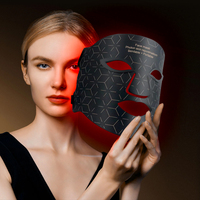 Masque facial en silicone de qualité médicale anti-rides et anti-acné, 4 couleurs, thérapie photonique LED infrarouge pour usage domestique, portable et adaptable