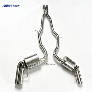 ระบบท่อไอเสียแบบ Catback วาล์วควบคุมประสิทธิภาพสูง สำหรับรถยนต์ Mercedes S63 Coupe C217 W222 M177 4.0T V8 ผลิตจากสแตนเลส 304 - Product Image 5