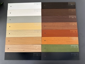 220V / 110V dây điện tuya ZigBee Wifi thiên nhiên Gỗ slat <span class=keywords><strong>Venetian</strong></span> mù - Product Image 4