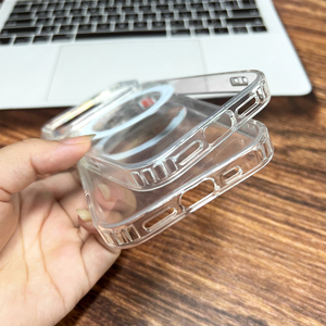 Ốp điện thoại iPhone 17 trong suốt, hỗ trợ sạc không dây từ tính, chất liệu PC TPU, dành cho iPhone 17 Pro Max, 17 Air, bao bì giấy - Product Image 4