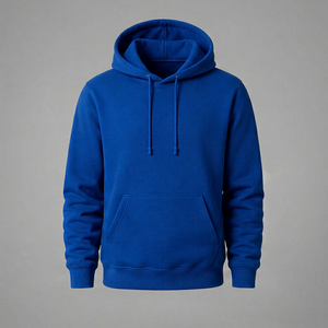 High Quality Men's Premium Pullover <b>Hoodie</b> – <b>Plain</b> Fleece Hooded Sweatshirt with Kangaroo Pocket - Product Image 1