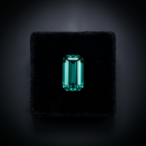 Tourmaline naturelle bleu-vert émeraude taille émeraude, sans défaut, 4,92 CT, 13x7,0x5,6mm, provenant d'Afghanistan - Product Image 2