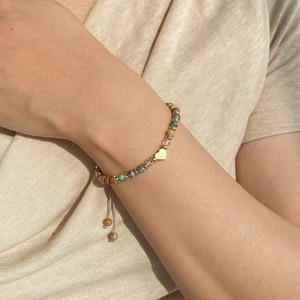 Bracciale in pietra naturale per donna - Regalo perfetto per esprimere amore e coraggio, bracciale a cuore per Natale e il Giorno del Ringraziamento - Product Image 6