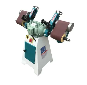 Woodworking Machinery and Equipment Sponge Wheel Double Head Small Polishing Machine Sanding Belt - Product Image 1