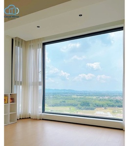 Fenêtre à battant à cadre mince, à ouverture multiple, fenêtre au <span class=keywords><strong>sol</strong></span>, verre à isolation thermique haute performance, pour appartement urbain en immeuble <span class=keywords><strong>de</strong></span> grande hauteur - Product Image 2