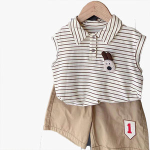 เสื้อโปโลเด็กผู้ชายไซส์ใหญ่ รุ่นซัมเมอร์ 2026 เสื้อกั๊กโปโลเด็กแขนกุด ผ้าบางเบา แฟชั่นเสื้อผ้าเด็ก - Product Image 6