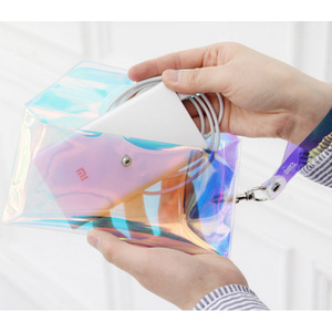 Metal laser passport <b>holder</b>/<b>document</b> organizer, Korean style colorful square wallet, Instagram-worthy travel organizer for - Product Image 1