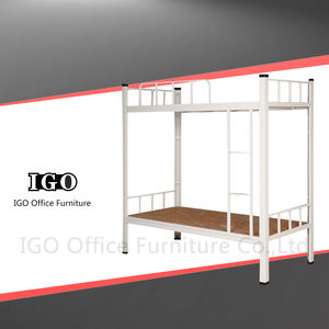 OEM ODM metallo Heavy Duty Double decker in ferro a castello telaio <span class=keywords><strong>letto</strong></span> <span class=keywords><strong>matrimoniale</strong></span> <span class=keywords><strong>soppalco</strong></span> per bambini e adulti Design moderno per uso scolastico - Product Image 3