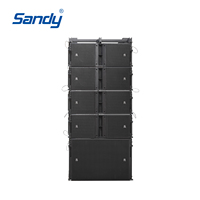 Système de sonorisation professionnel Sandy J10MP Active 12 pouces Line Array avec caisson de basses pour scène