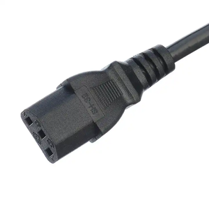 Cordon de câble d'alimentation à 3 broches norme européenne prise 230v 10a vers Iec320 C13 C15 Ac 12a 250v cordon d'alimentation électrique avec H05vv f <span class=keywords><strong>3g1</strong></span> 0mm2 - Product Image 3