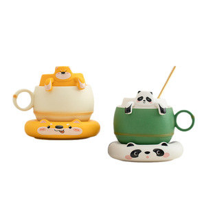 <span class=keywords><strong>Tazza</strong></span> in Ceramica per Acqua e Tè, Design Creativo Minimalista Cinese, Motivi Panda, Gatto Portafortuna, <span class=keywords><strong>Cane</strong></span>, <span class=keywords><strong>Tazza</strong></span> <span class=keywords><strong>da</strong></span> Caffè - Product Image 5