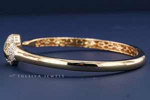 สร้อยข้อมือเพชรทอง 14K เพาะเลี้ยงในห้องปฏิบัติการสำหรับผู้หญิง สร้อยข้อมือเทนนิสหรูหรา ดีไซน์เหนือกาลเวลา เครื่องประดับชั้นดี ของขวัญแต่งงาน - Product Image 3